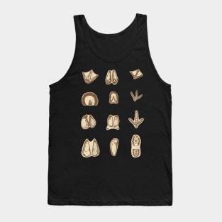 Heritage Livestock Tracks on Rose Tank Top